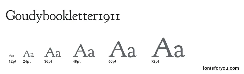 Goudybookletter1911 (90667) Font Sizes