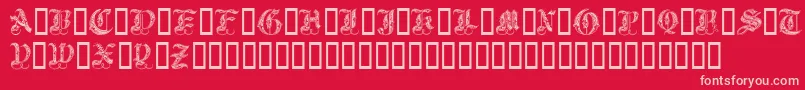 Más sobre la fuente Royal Initialen fuente Royal Initialen – Fuentes Rosadas Sobre Fondo Rojo