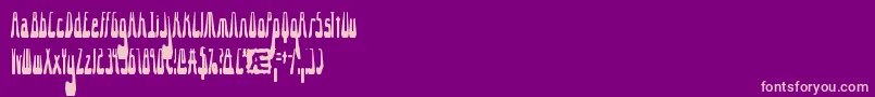 10 (4) Font – Pink Fonts on Purple Background