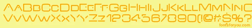 Lisätietoja VdubRegular-fontista VdubRegular-fontti – oranssit fontit keltaisella taustalla