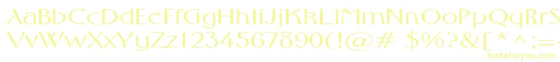 FosterexpandedRegular Font – Yellow Fonts