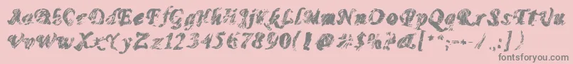 More about Monomadness Font Monomadness Font – Gray Fonts on Pink Background