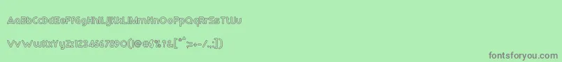 fuente RmPlaytimeBold – Fuentes Grises Sobre Fondo Verde