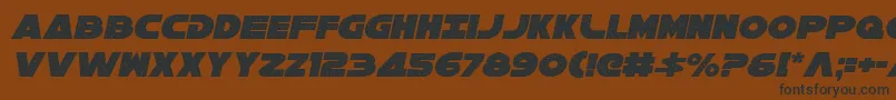 Шрифт Galaxy1ci – чёрные шрифты на коричневом фоне