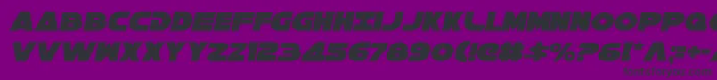 Galaxy1ci Font – Black Fonts on Purple Background