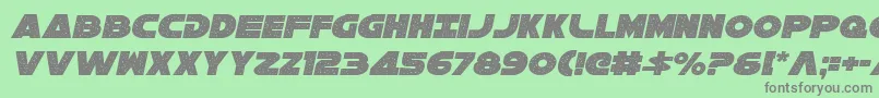 Шрифт Galaxy1ci – серые шрифты на зелёном фоне