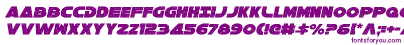 フォントGalaxy1ci – 紫色のフォント