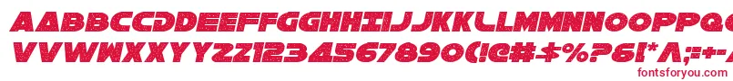 Galaxy1ci Font – Red Fonts on White Background