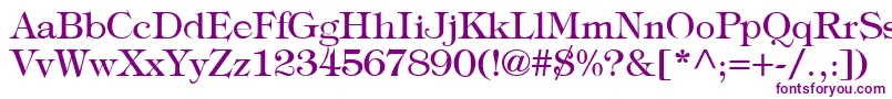 fuente TypographyTimesRegular – Fuentes Moradas