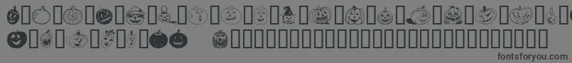 Bumkins ffy Font – Black Fonts on Gray Background