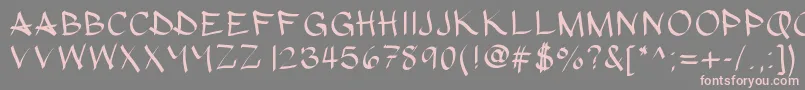 Más sobre la fuente Hypografic fuente Hypografic – Fuentes Rosadas Sobre Fondo Gris