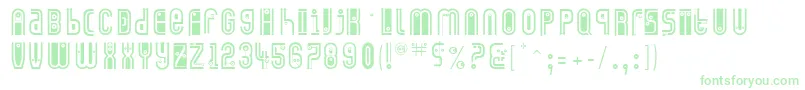 Eyecatching-Schriftart – Grüne Schriften