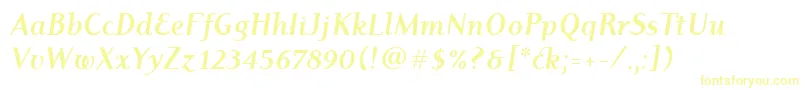 DyadisItcBoldItalic Font – Yellow Fonts