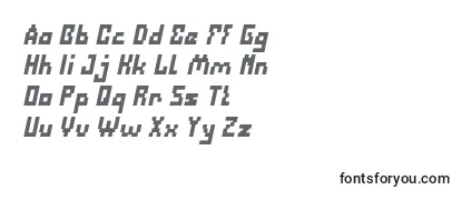 DefragmentedItalic-fontti