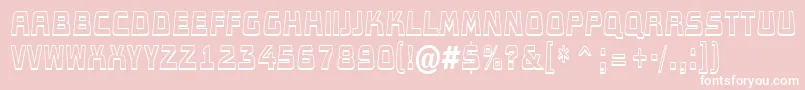 AConceptotitulldbksh Font – White Fonts on Pink Background