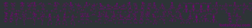MrSkelloFunk Font – Purple Fonts on Black Background
