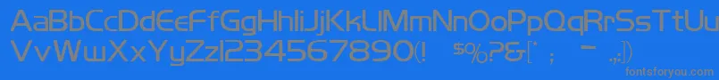 More about Koshgarianregular Font Koshgarianregular Font – Gray Fonts on Blue Background