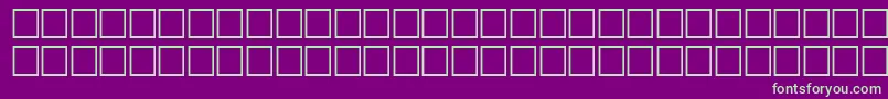 フォントSvfwfo – 紫の背景に緑のフォント