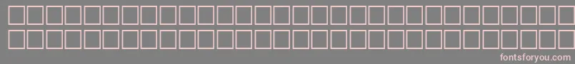 フォントSvfwfo – 灰色の背景にピンクのフォント
