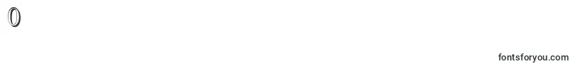 BambergshadowLightRegular Font – Fonts for Digit 0