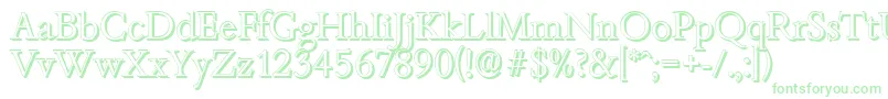 BambergshadowLightRegular Font – Green Fonts