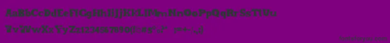 Endofera Font – Black Fonts on Purple Background