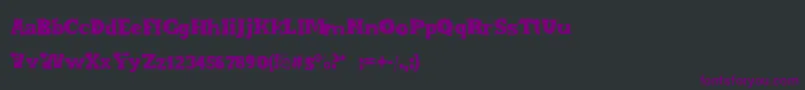 Endofera Font – Purple Fonts on Black Background