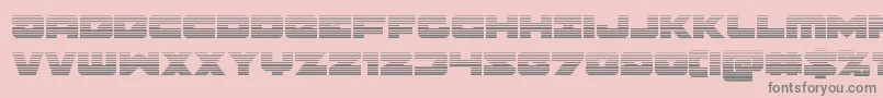 Banjinscan Font – Gray Fonts on Pink Background