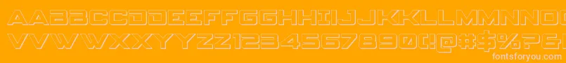 Подробнее о шрифте Spyagencyv33D Шрифт Spyagencyv33D – розовые шрифты на оранжевом фоне