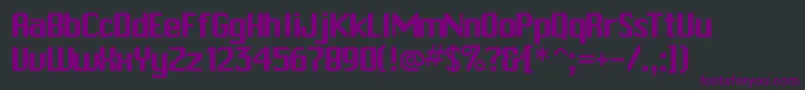 ChitownRegular Font – Purple Fonts on Black Background