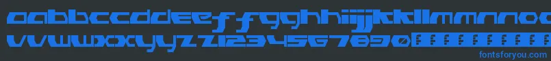PinkHasGoneExtinctRegular Font – Blue Fonts on Black Background