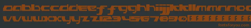 PinkHasGoneExtinctRegular Font – Brown Fonts on Black Background