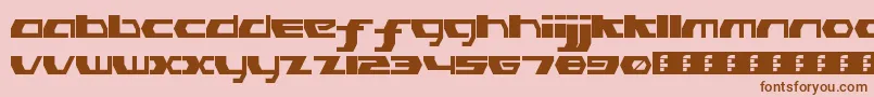 PinkHasGoneExtinctRegular Font – Brown Fonts on Pink Background