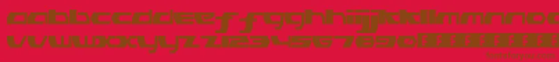PinkHasGoneExtinctRegular Font – Brown Fonts on Red Background