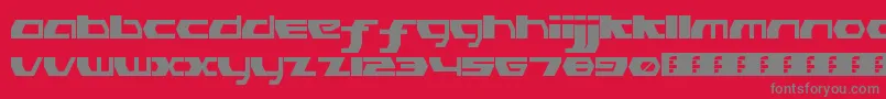 PinkHasGoneExtinctRegular Font – Gray Fonts on Red Background
