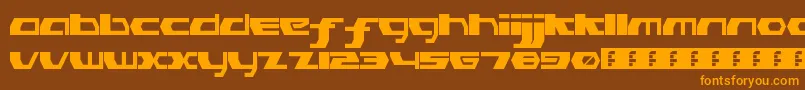 PinkHasGoneExtinctRegular Font – Orange Fonts on Brown Background