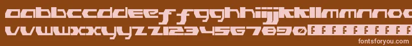 PinkHasGoneExtinctRegular Font – Pink Fonts on Brown Background