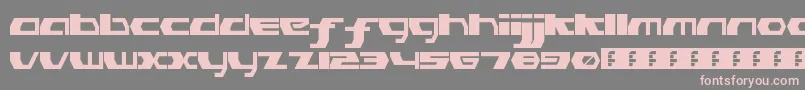 PinkHasGoneExtinctRegular Font – Pink Fonts on Gray Background