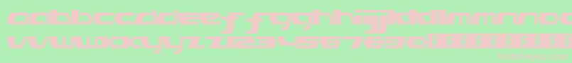 PinkHasGoneExtinctRegular Font – Pink Fonts on Green Background