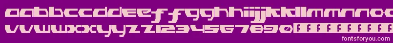 PinkHasGoneExtinctRegular Font – Pink Fonts on Purple Background