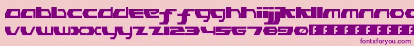 PinkHasGoneExtinctRegular Font – Purple Fonts on Pink Background