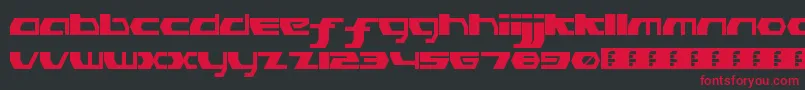 PinkHasGoneExtinctRegular Font – Red Fonts on Black Background
