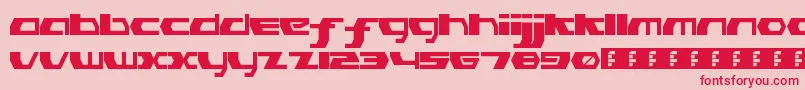 Police PinkHasGoneExtinctRegular – polices rouges sur fond rose