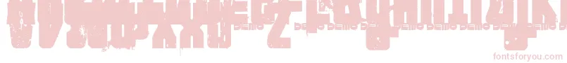 Ftnipd Font – Pink Fonts on White Background