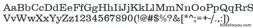Шрифт ClarendonLightDtc – типографские шрифты