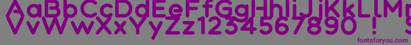 fuente Colortube – Fuentes Moradas Sobre Fondo Gris