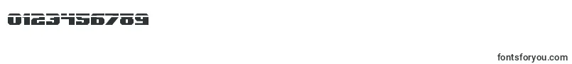 Jumperslaser-Schriftart – Schriften für Zahlen und Nummern