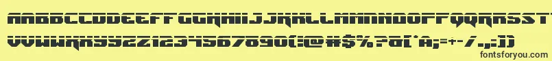 Jumperslaser Font – Black Fonts on Yellow Background