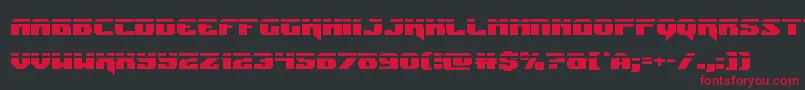 Jumperslaser Font – Red Fonts on Black Background