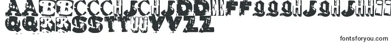 Шрифт RvdGlued – корсиканские шрифты
